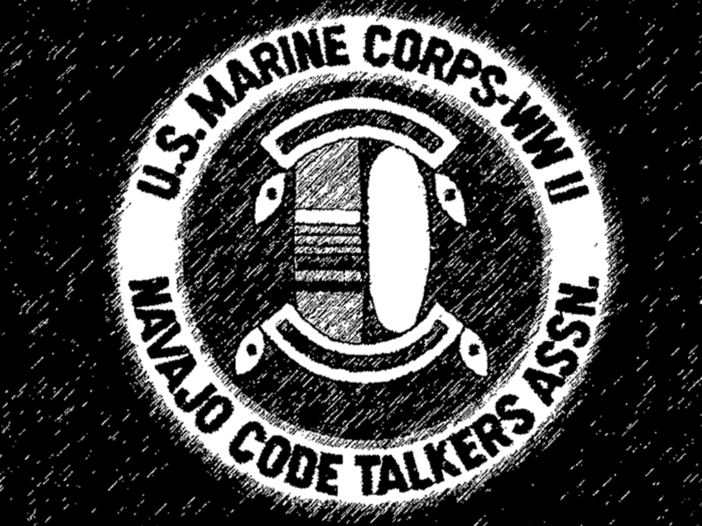 Navajo Code Talkers Logo Zeichnung. National Navajo Code Talkers Day - Navajo-Code-Sprecher-Tag in den USA. Kuriose Feiertage - 14. August © 2014 Sara Davis Navajo Code Talkers Logo Zeichnung. National Navajo Code Talkers Day - Navajo-Code-Sprecher-Tag in den USA. Kuriose Feiertage - 14. August © 2014 Sara Davis