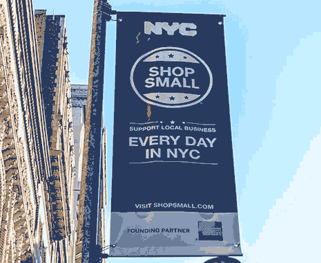 Small Business Saturday – der US-amerikanische Samstag der lokalen Geschäfte. Kuriose Feiertage - Samstag nach Thanksgiving in den USA © 2019 Sven Giese