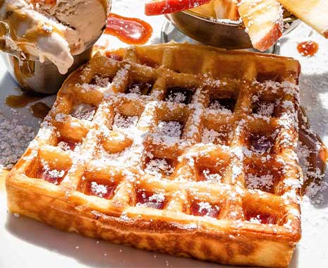 Våffeldagen – Tag der Waffel in Schweden. Kuriose Feiertage - 25. März © 2023 Sven Giese.