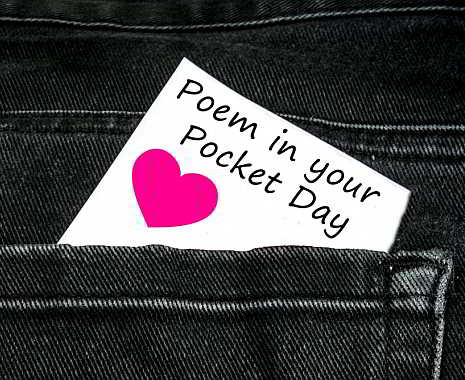 Poem in Your Pocket Day in den USA. Kuriose Feiertage - letzter Donnerstag im April © 2020 Sven Giese