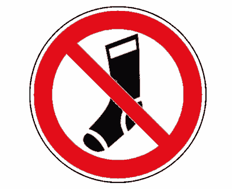 No Socks Day - Ohne-Socken-Tag in den USA. Kuriose Feiertage - 8. Mai © 2019 Sven Giese