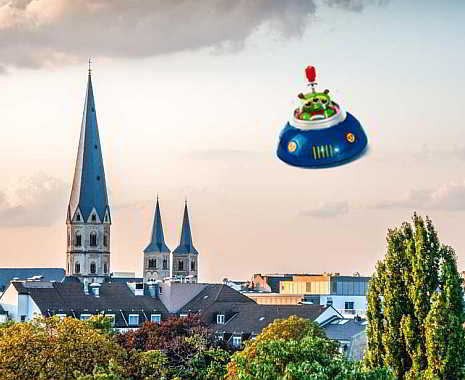 World UFO Day. Kuriose Feiertage - 2. Juli © 2019 Sven Giese