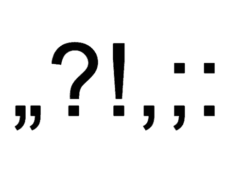 Punctuation Day - Tag der Satzzeichen in den USA. Kuriose Feiertage - 24. September © 2019 Sven Giese