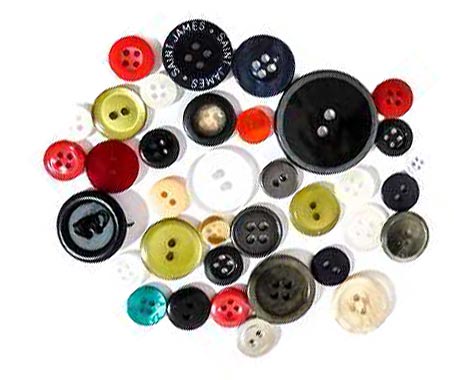 Count Your Buttons Day - Zähl-Deine-Knöpfe-Tag in den USA. Kuriose Feiertage - 21. Oktober © 2019 Dietmar Giese