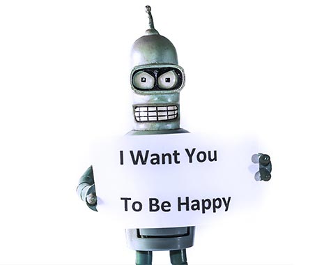 National I Want You To Be Happy Day - Mach-andere-glücklich-Tag in den USA. Kuriose Feiertage - 3. März © 2021 Sven Giese