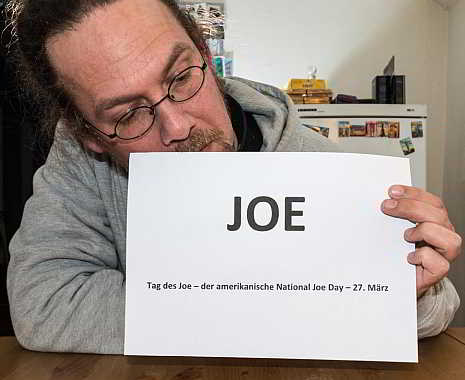 National Joe Day - Tag des Joe in den USA. Kuriose Feiertage - 27. März © 2019 Sven Giese