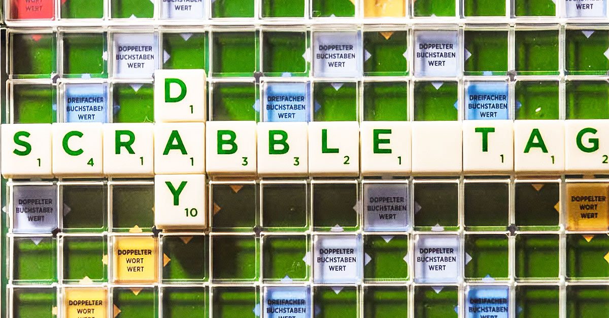 Scrabble-Tag in den USA - National Scrabble Day - 13. April