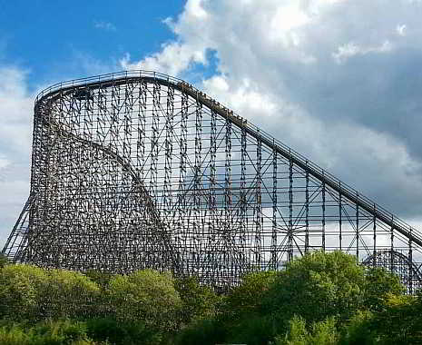 National Roller Coaster Day - Tag der Achterbahn in den USA. Kuriose Feiertage - 16. August © 2019 David Erdmann