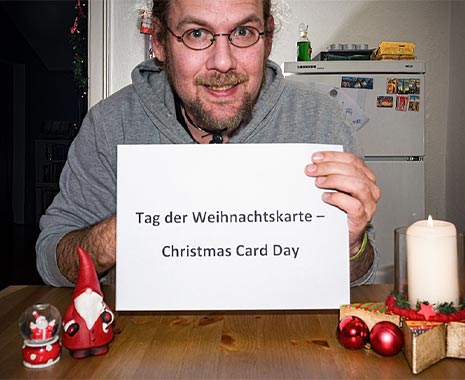Christmas Card Day - Tag der Weihnachtskarte in den USA. Kuriose Feiertage - 9. Dezember © 2020 Sven Giese