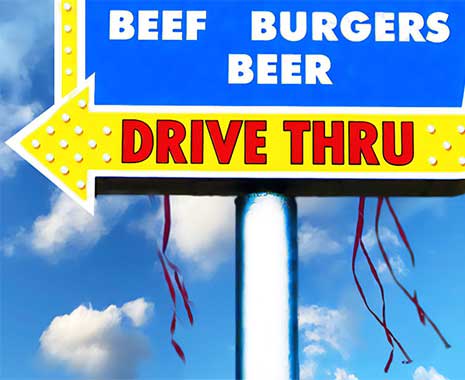 National Drive-Thru Day – der US-amerikanische Tag des Drive-in. Kuriose Feiertage - 24. Juli © 2022 Sven Giese