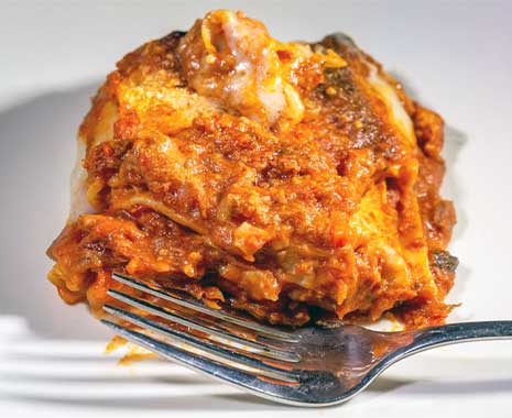 National Lasagna Day - Tag der Lasagne in den USA. Kuriose Feiertage - 29. Juli © 2021 Sven Giese