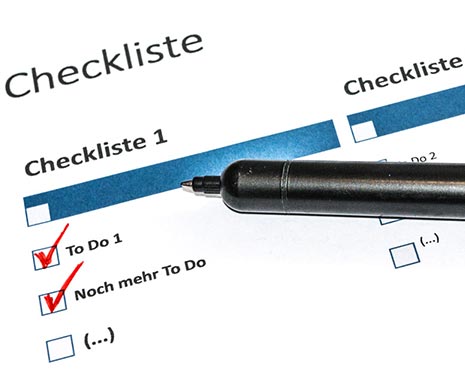 National Checklists Day - Tag der Checklisten in den USA. Kuriose Feiertage - 30. Oktober © 2019 Sven Giese