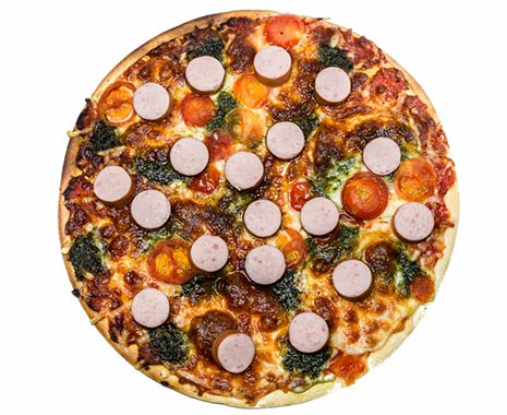National Sausage Pizza Day - Tag der Würstchen-Pizza in den USA. Kuriose Feiertage - 11. Oktober © 2019 Sven Giese
