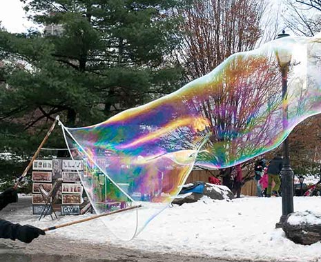 World Bubble Day - Welt-Seifenblasen-Tag. Kuriose Feiertage - 5. Oktober © 2019 Sven Giese