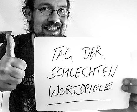 Tag der schlechten Wortspiele in Deutschland. Kuriose Feiertage - 12. November © 2019 Sven Giese