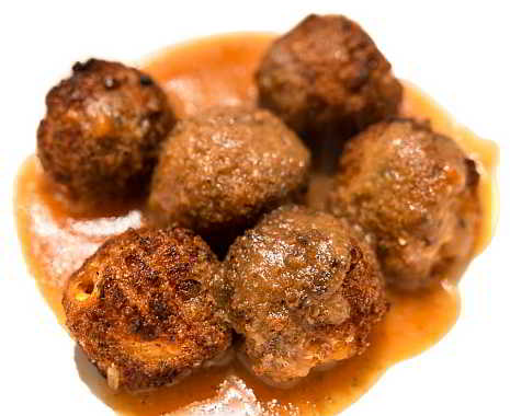 National Meatball Day - Tag der Fleischbällchen in den USA. Kuriose Feiertage - 9. März © 2019 Sven Giese