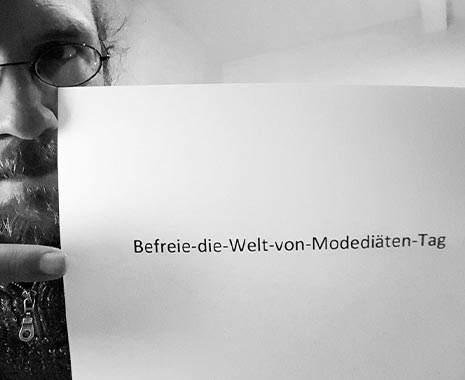 Rid the World of Fad Diets and Gimmicks Day - der amerikanische Befreie-die-Welt-von-Modediäten-Tag. Kuriose Feiertage - Dienstag der dritten vollen Januarwoche © 2020 Sven Giese