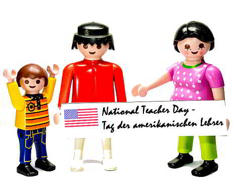 National Teacher's Day in den USA - Tag der amerikanischen Lehrer. Kuriose Feiertage - Dienstag der ersten vollen Mai-Woche © 2019 Sven Giese