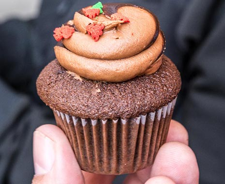 National Chocolate Cupcake Day - Tag des Schokoladen-Cupcakes in den USA. Kuriose Feiertage - 18. Oktober © 2019 Sven Giese
