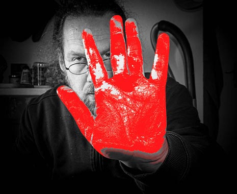 Internationaler Tag gegen den Einsatz von Kindersoldaten - Red Hand Day. Kuriose Feiertage - 12. Februar © 2020 Sven Giese
