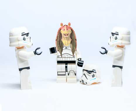 International Talk Like Jar Jar Binks Day – Sprich-wie-Jar-Jar-Binks-Tag. Kuriose Feiertage - 19. August © 2022 Sven Giese.